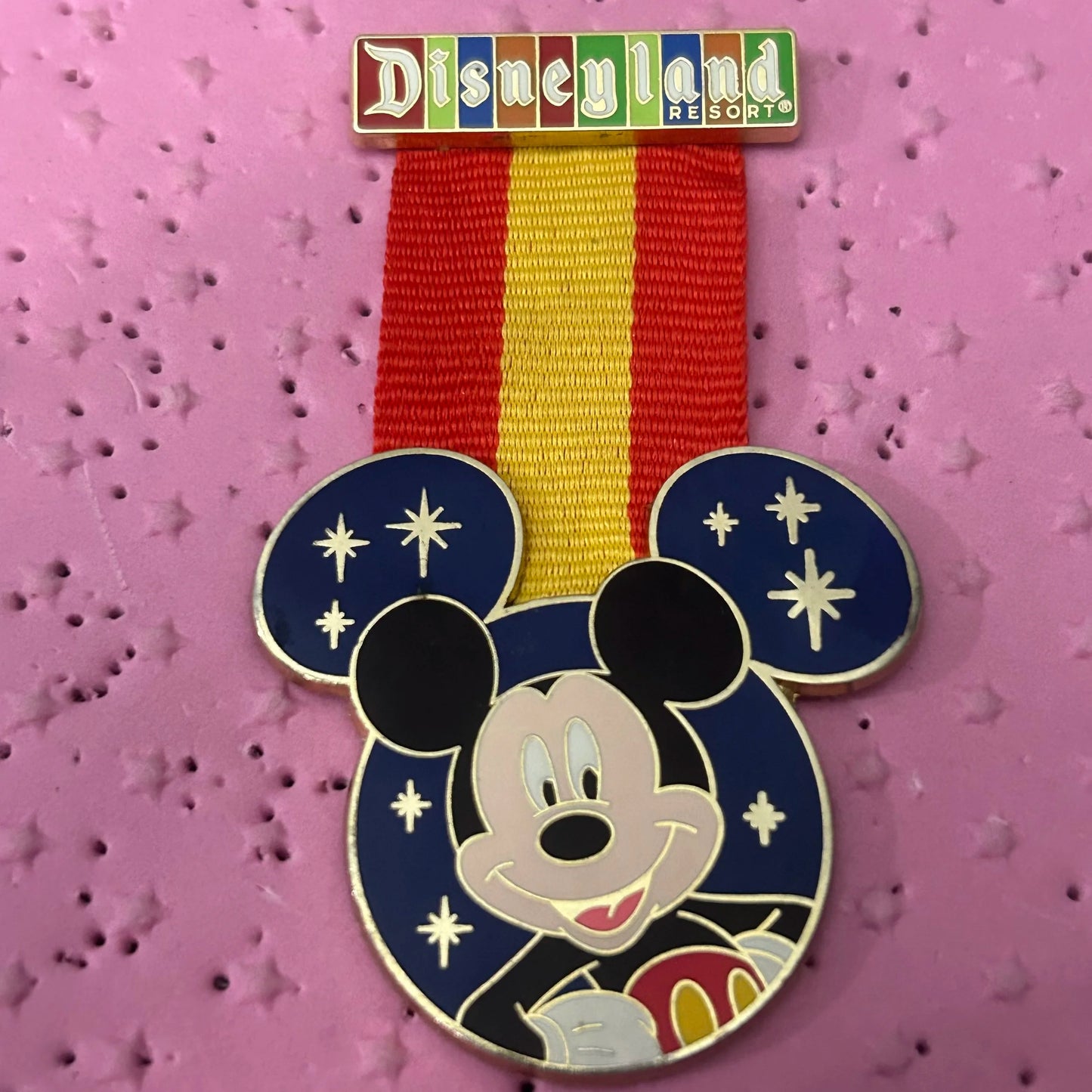 Disney DLR Disneyland Mickey Mouse Military Olympic Ears Medal