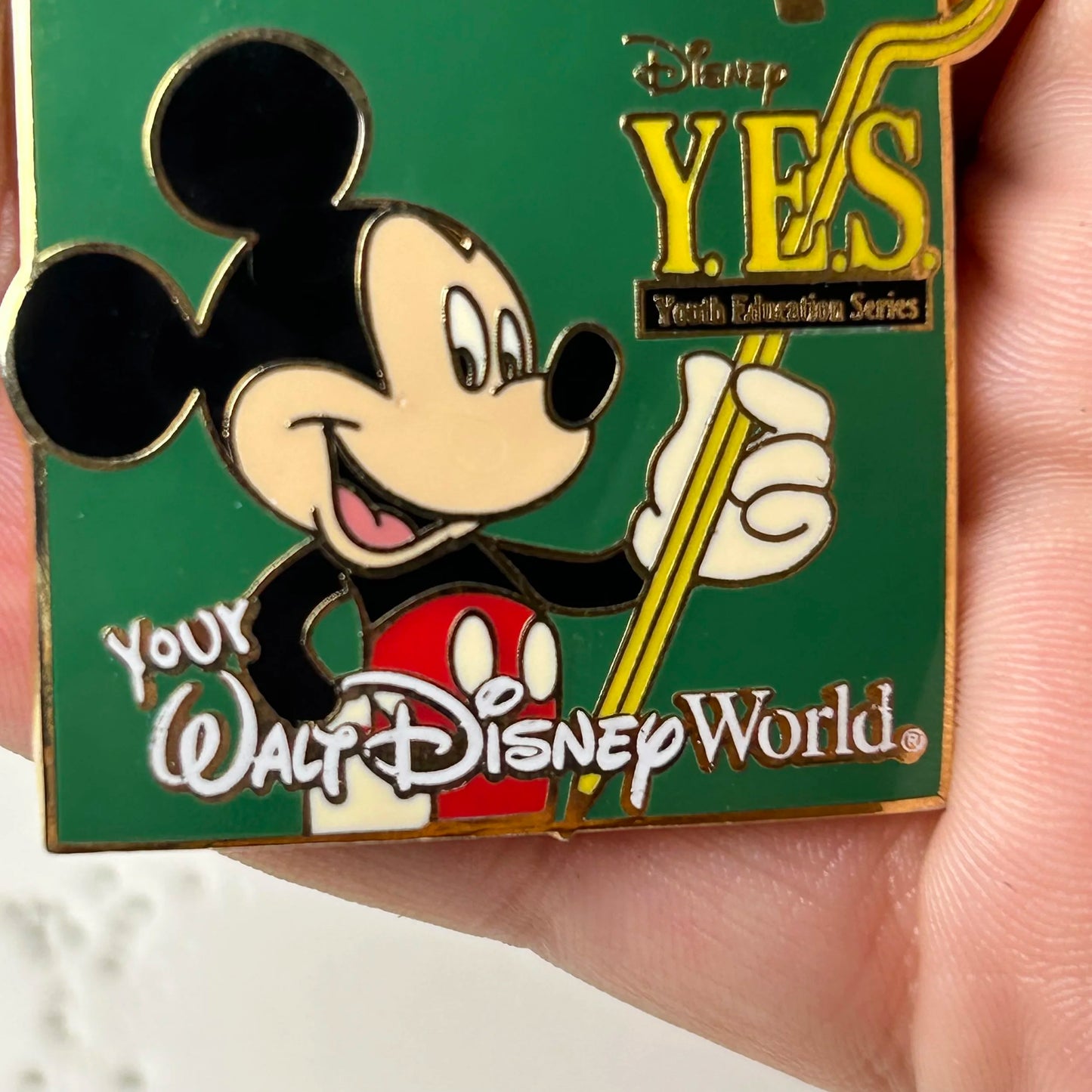 2008 Mickey Mouse - Walt Disney World Youth Education Series - Disney Pin **This Pins Metal Has a Slight Curve or Bend