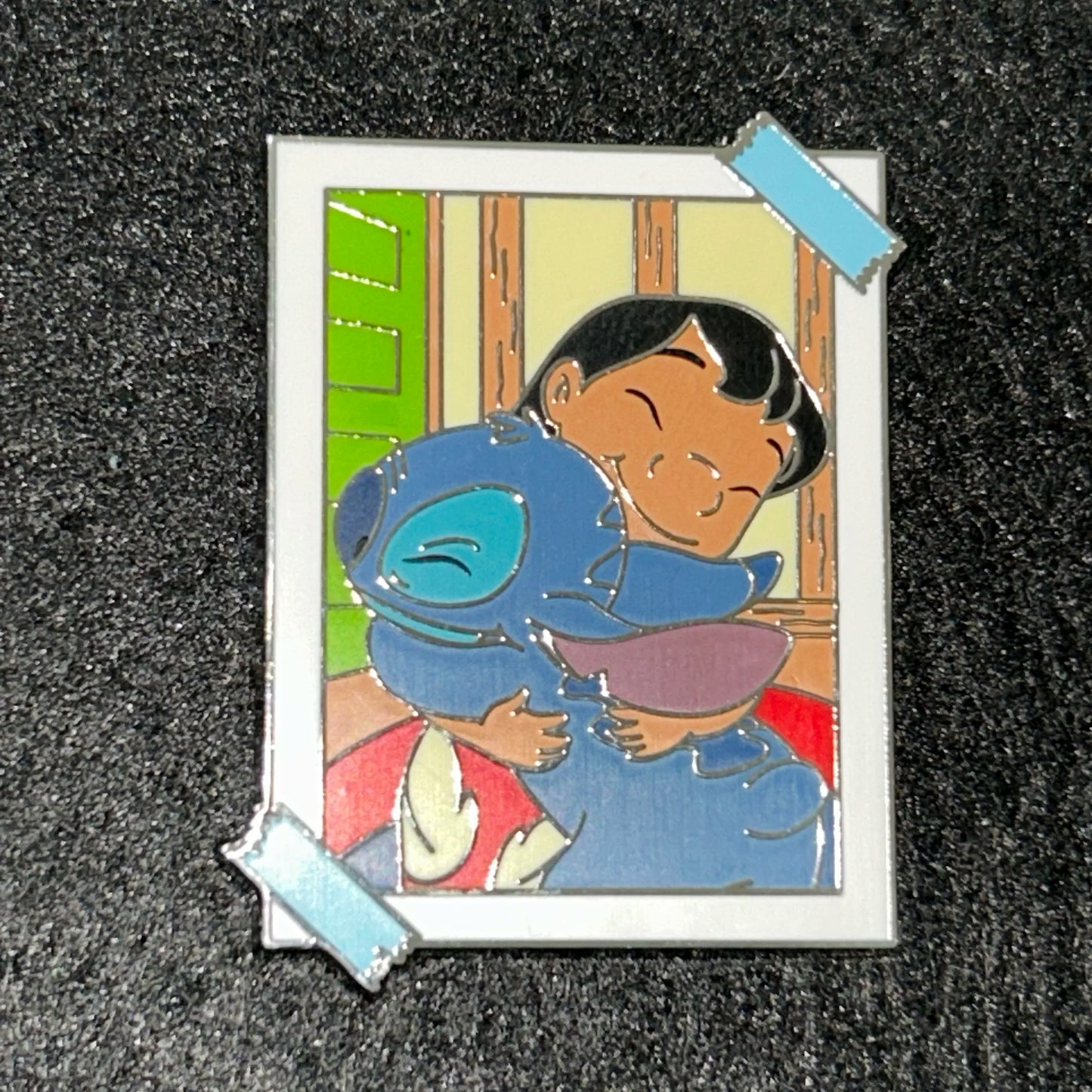 2024 - Lilo and Stitch - Hugging - Taped Photo - Mystery Series - Disney Pin