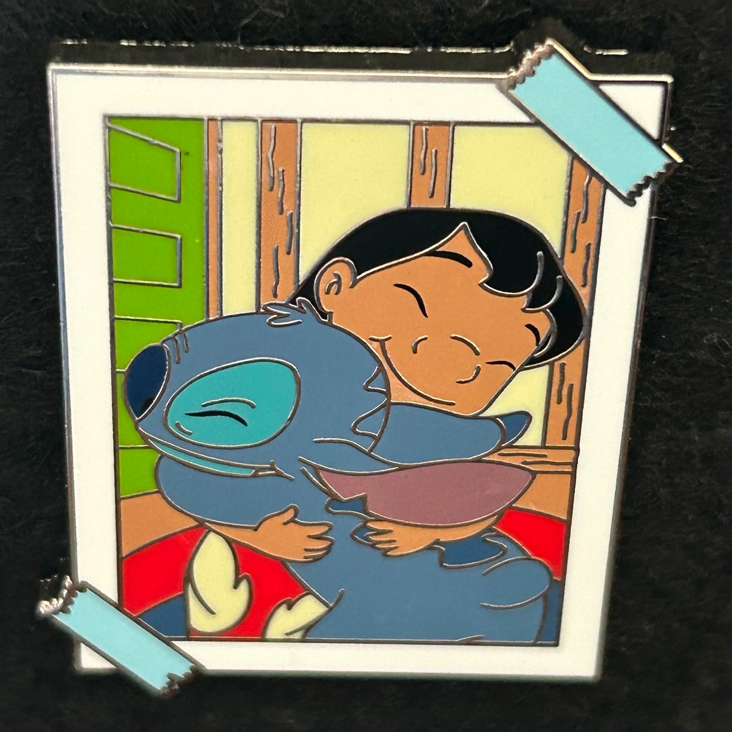 2024 - Lilo and Stitch - Hugging - Taped Photo - Mystery Series - Disney Pin