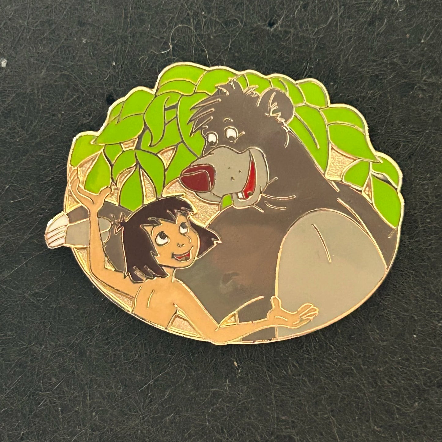 2003 - Baloo and Mowgli - Jungle Book - Cast Lanyard Series - Disney Pin