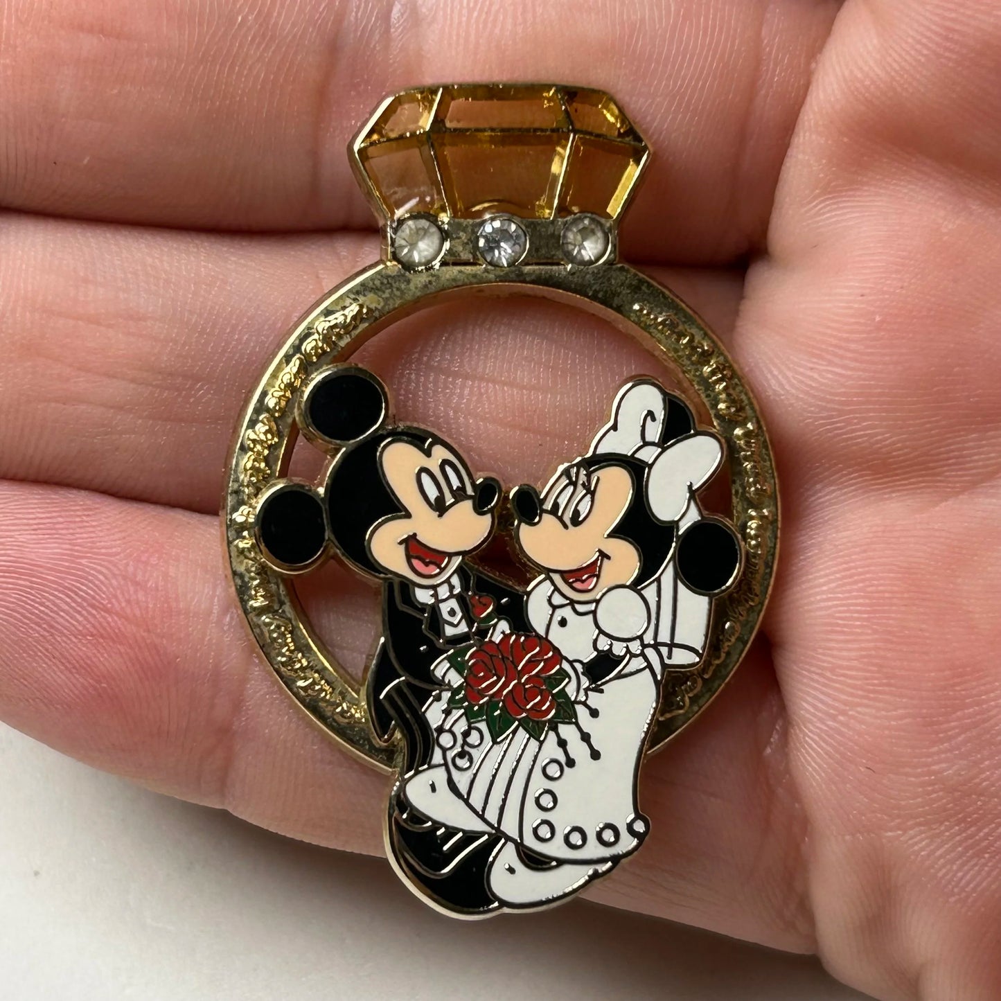 2007 - Mickey And Minnie - Wedding Ring - Disney Pin