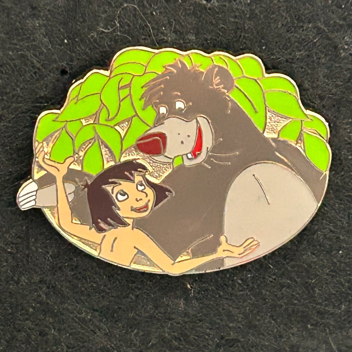 2003 - Baloo and Mowgli - Jungle Book - Cast Lanyard Series - Disney Pin