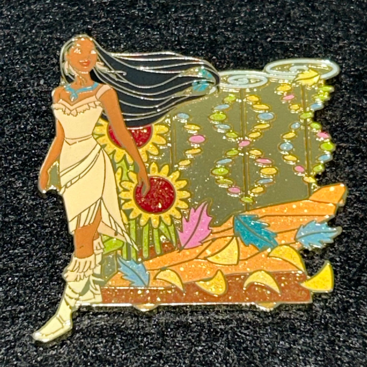 Tokyo Disneyland - Pocahontas - In A Glitter Garden - Disney Pin