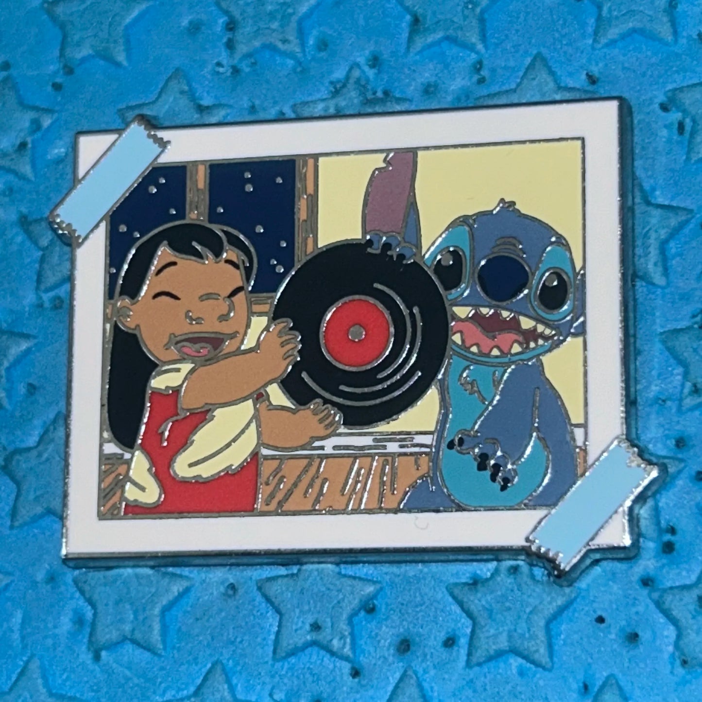2024 - Taped Photo - Lilo and Stitch Record Pin
