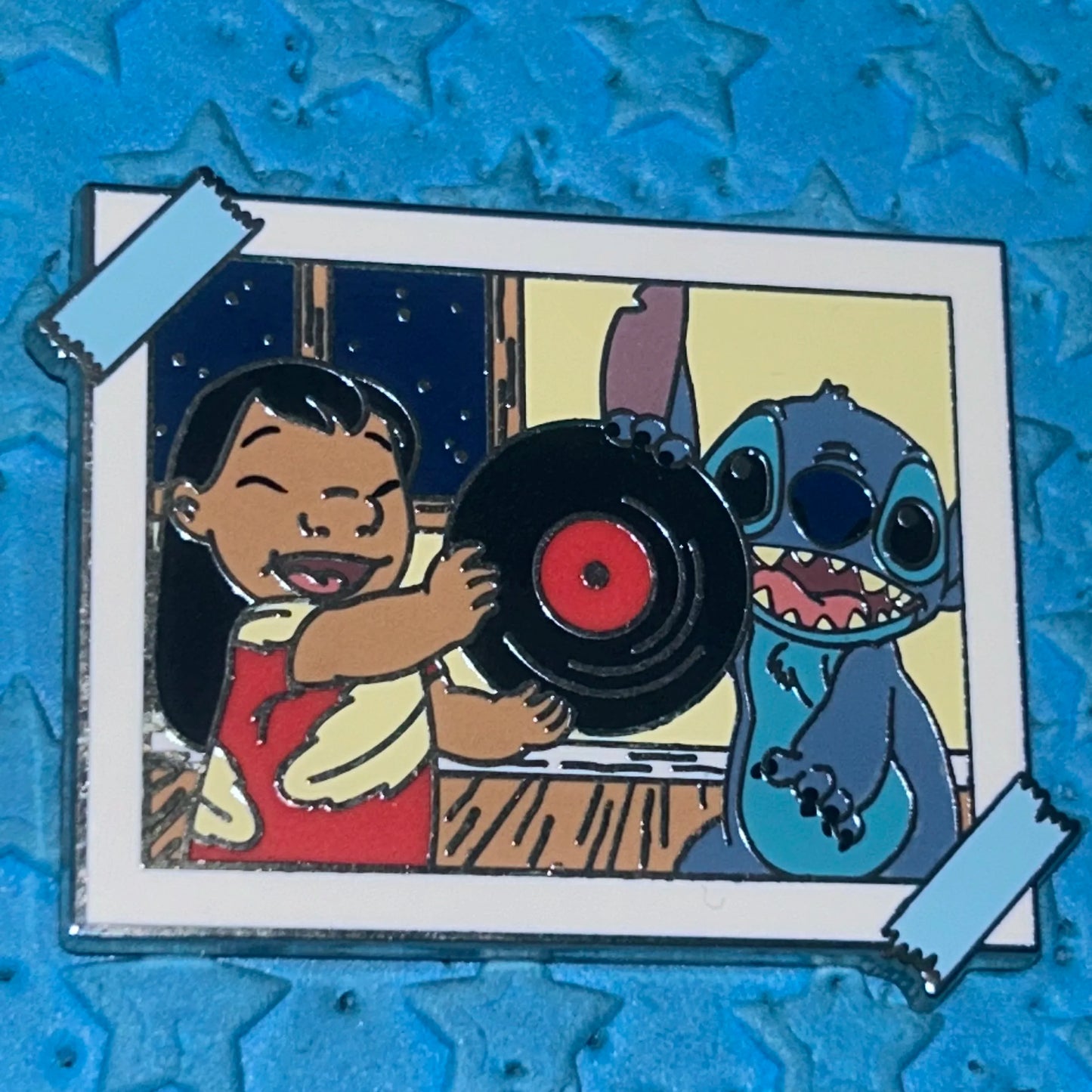 2024 - Taped Photo - Lilo and Stitch Record Pin