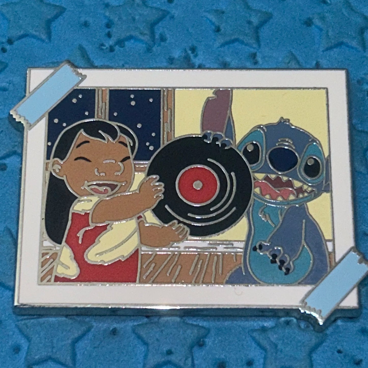 2024 - Taped Photo - Lilo and Stitch Record Pin
