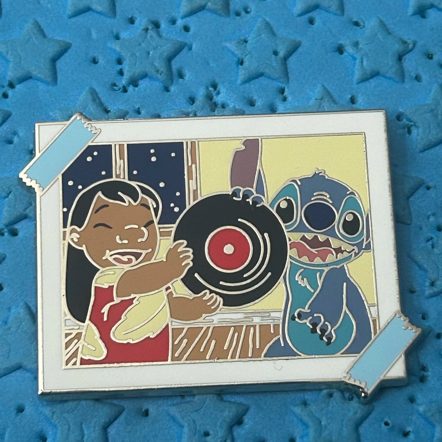 2024 - Taped Photo - Lilo and Stitch Record Pin