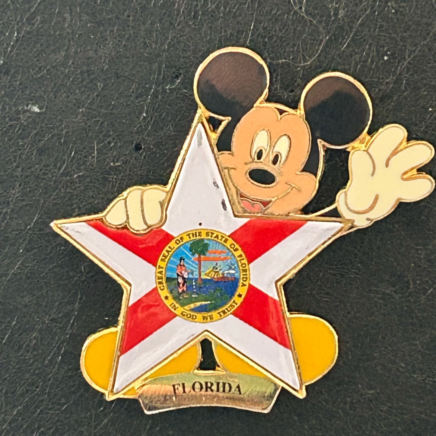 2001 - Mickey Mouse - Florida - State Star Series - Disney Pin