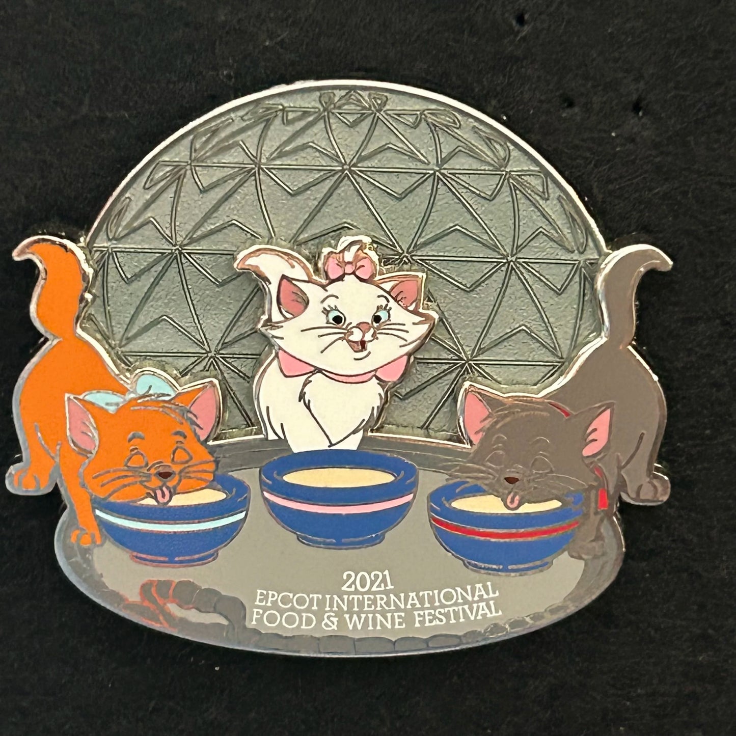 2021 - Marie, Toulouse, and Berlioz - EPCOT - Food and Wine - LE 4,000 - Disney Pin