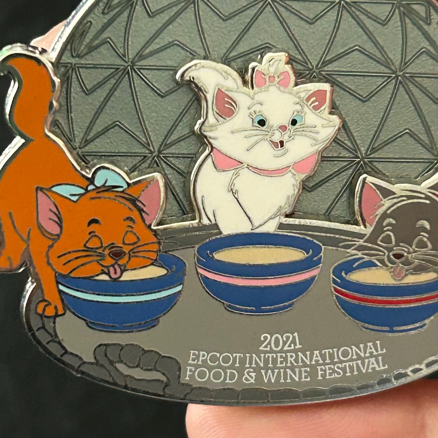 2021 - Marie, Toulouse, and Berlioz - EPCOT - Food and Wine - LE 4,000 - Disney Pin