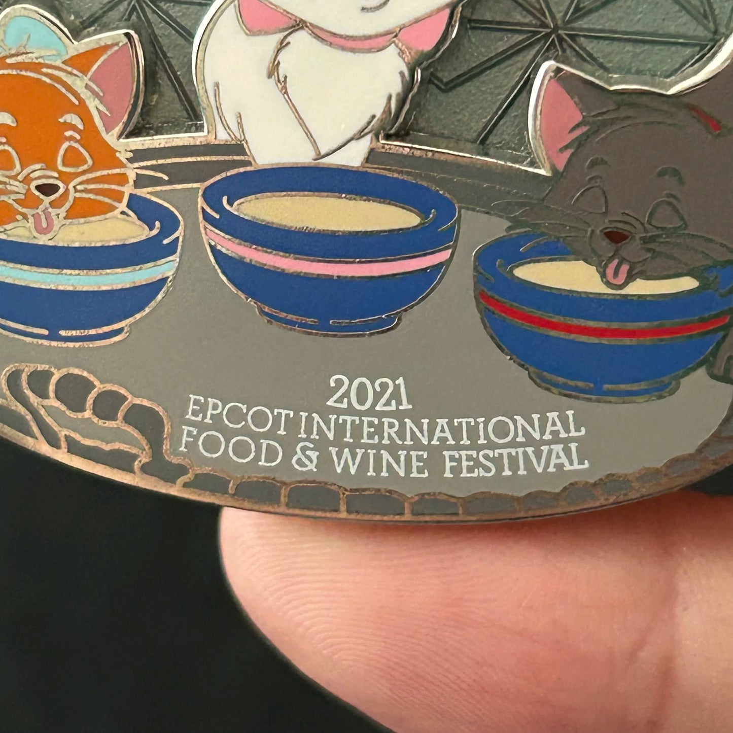 2021 - Marie, Toulouse, and Berlioz - EPCOT - Food and Wine - LE 4,000 - Disney Pin