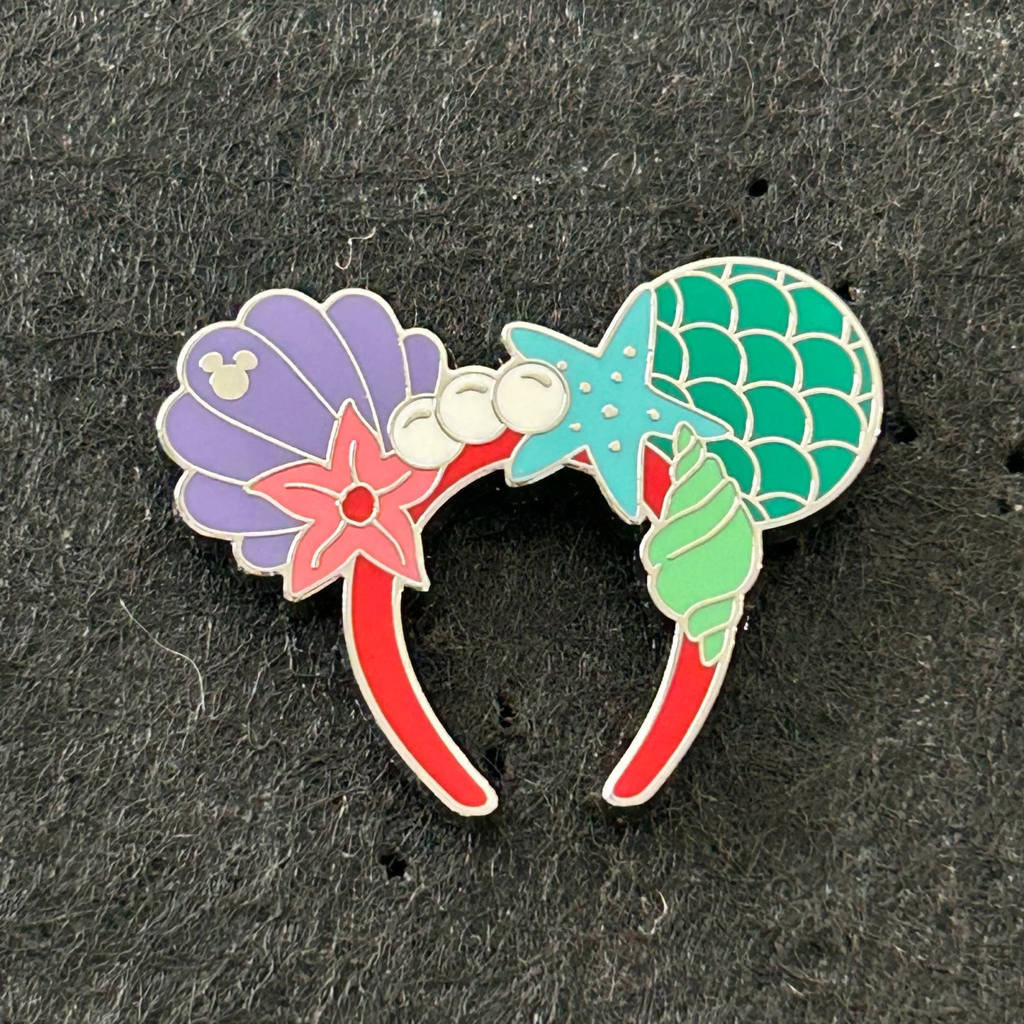 2025 - Ariel - Little Mermaid - Mickey Ears - Hidden Disney - Pin