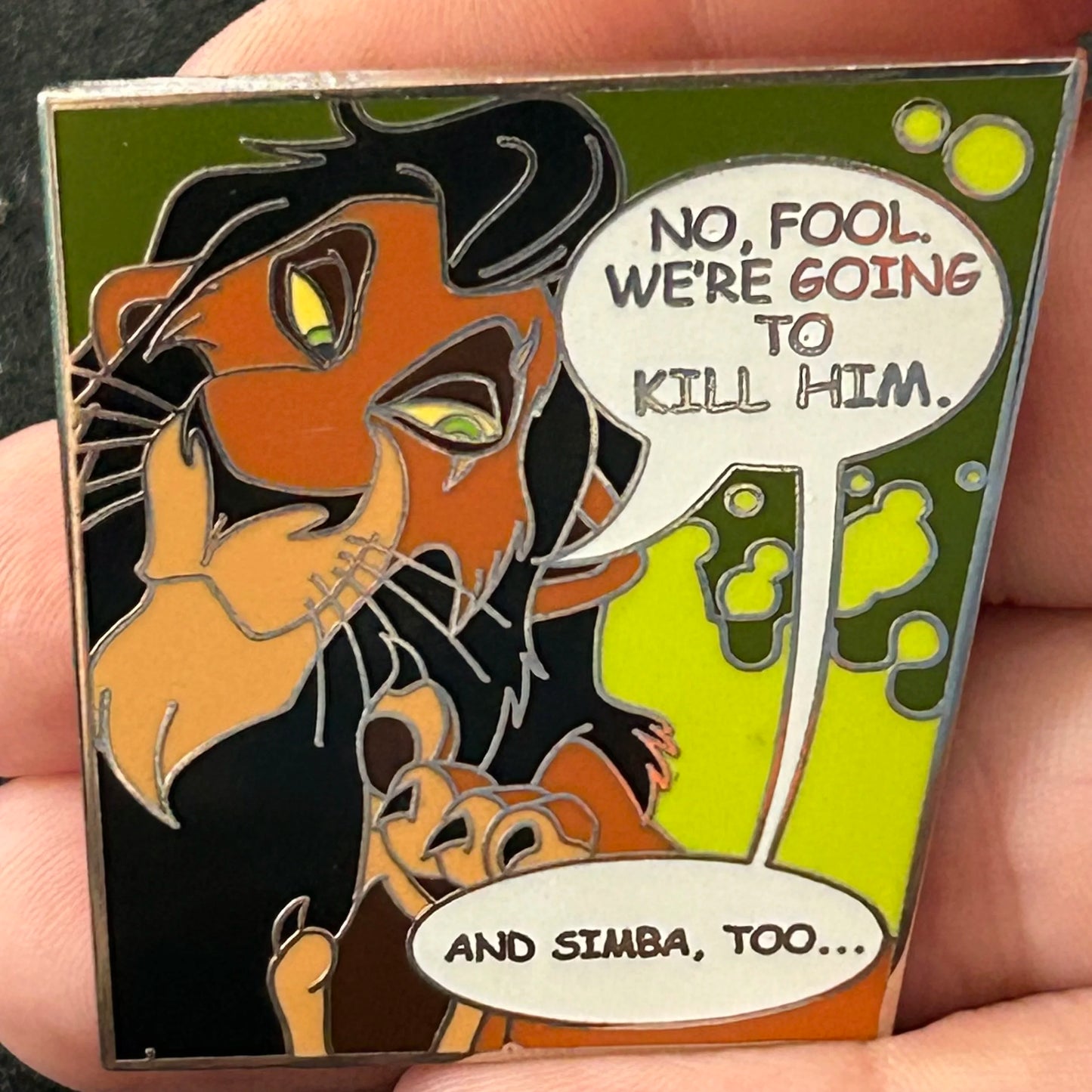 2011 - Scar - Lion King - Comic - No Fool - Disney Pin