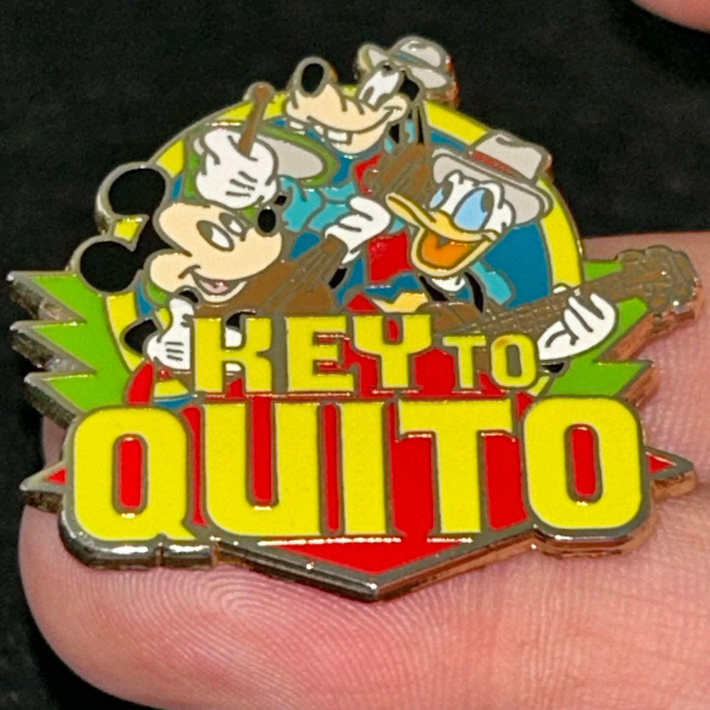 ABD - Mickey, Goofy, and Donald - Key to Quito - Disney Pin