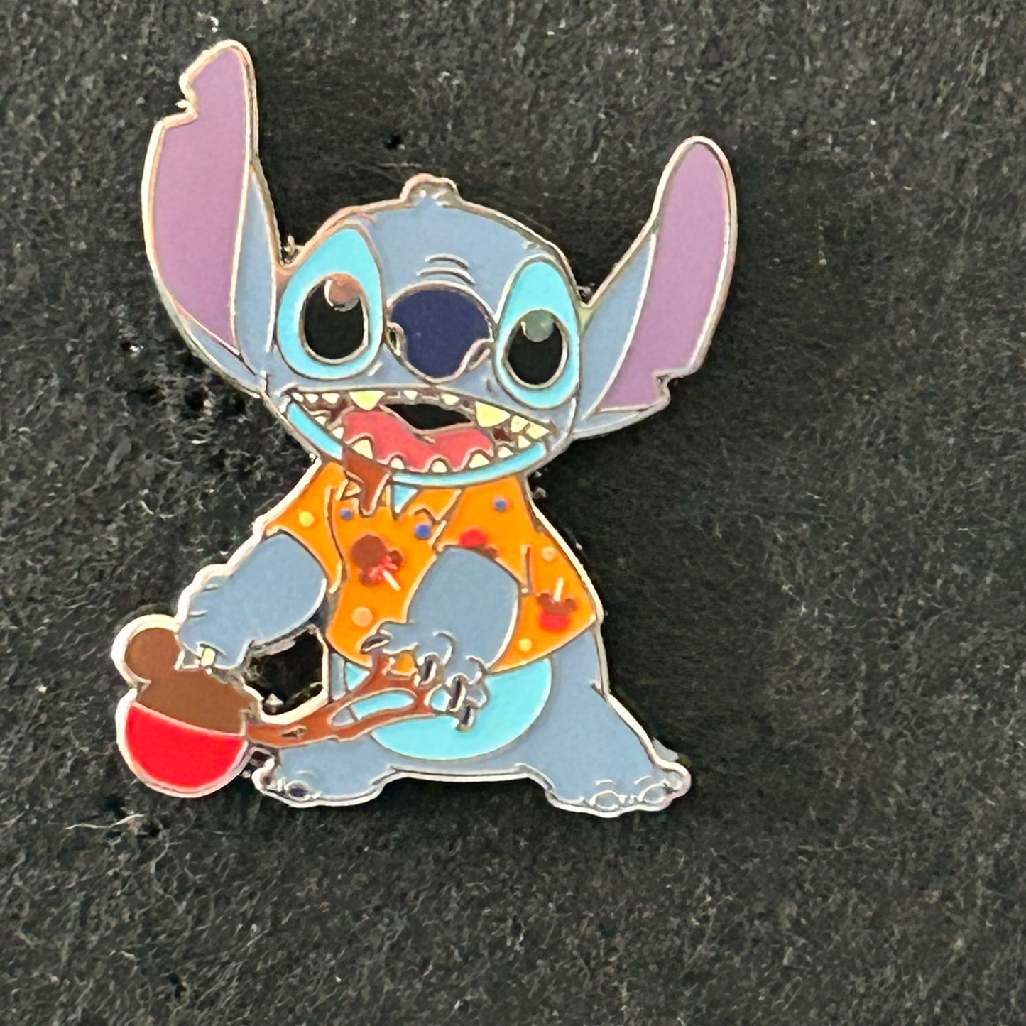 2024 - Stitch - Chocolate Candy Apple - Snack Attack - Mystery Pin