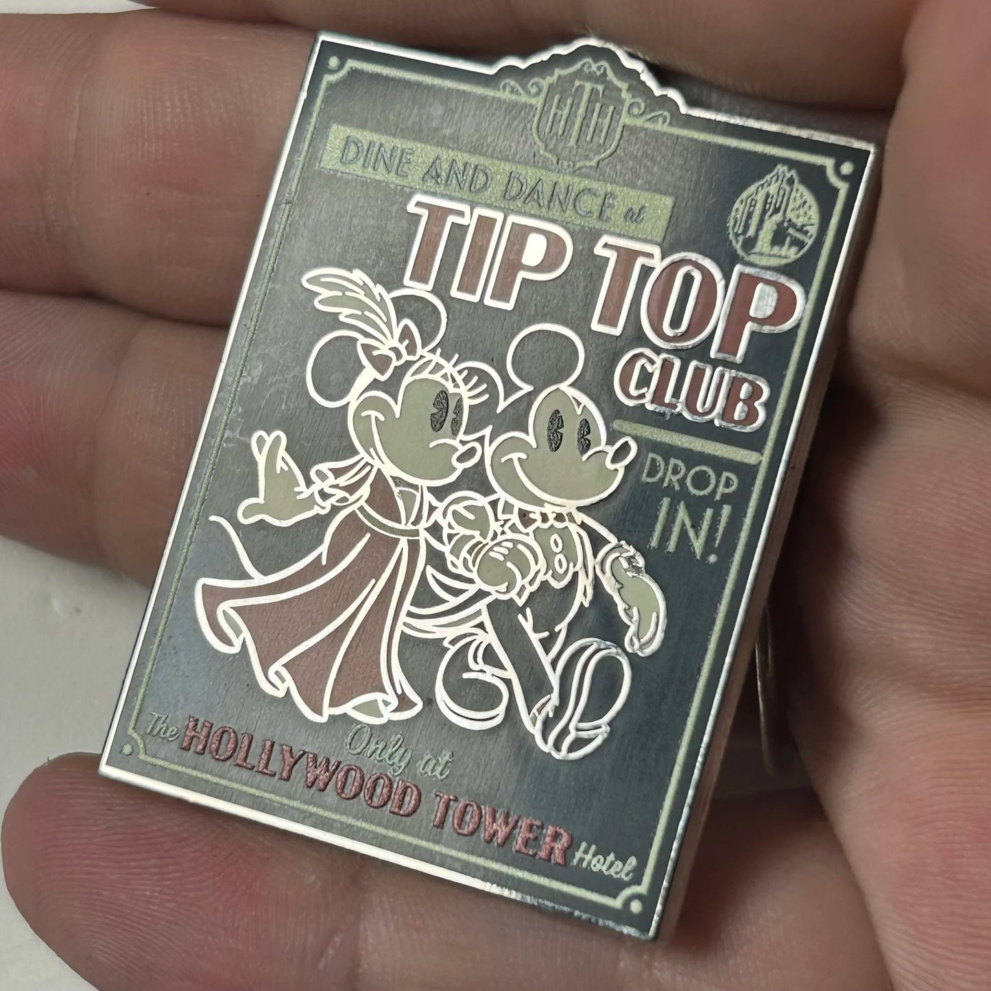 2024 - Mickey and Minnie - Tower of Terror - Tip Top Club - Drop In - Disney Pin