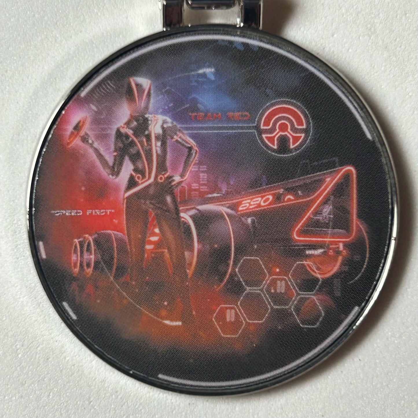 2023 - Red - Tron - Hinge - Disney Pin