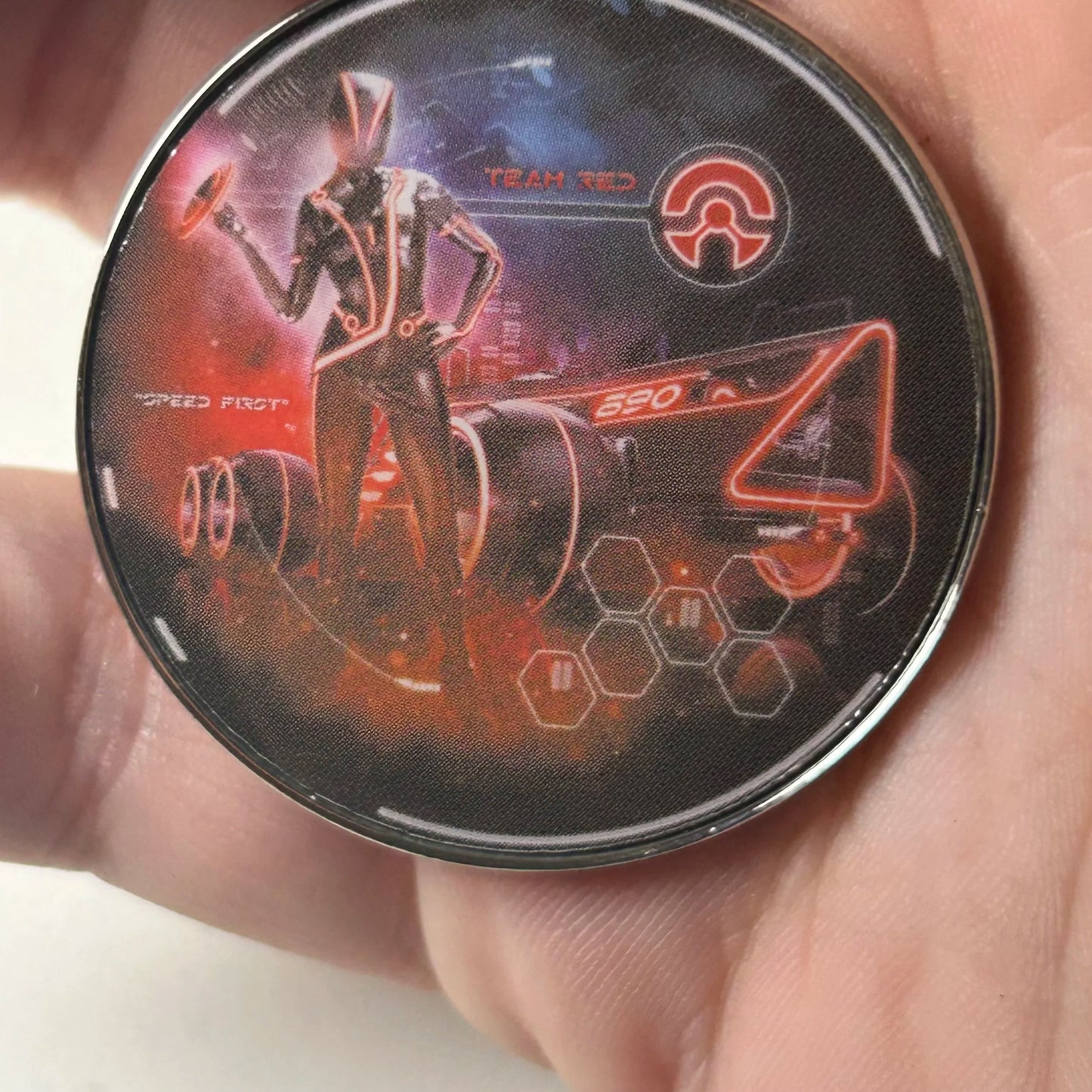 2023 - Red - Tron - Hinge - Disney Pin