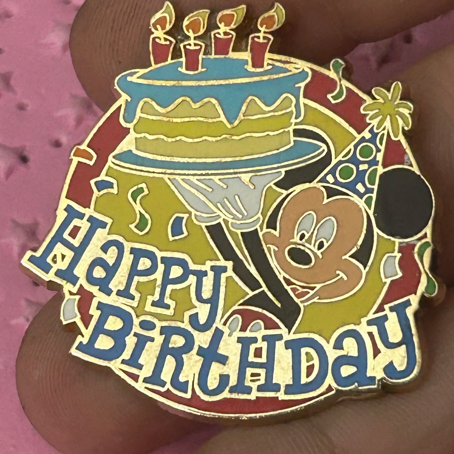 Disney Adventures - Mickey Mouse - Happy Birthday Pin