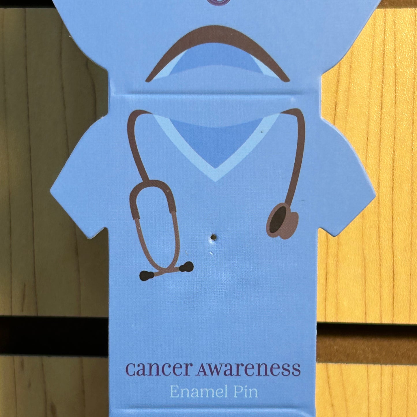 Thyroid Cancer Awareness Ribbon Pin