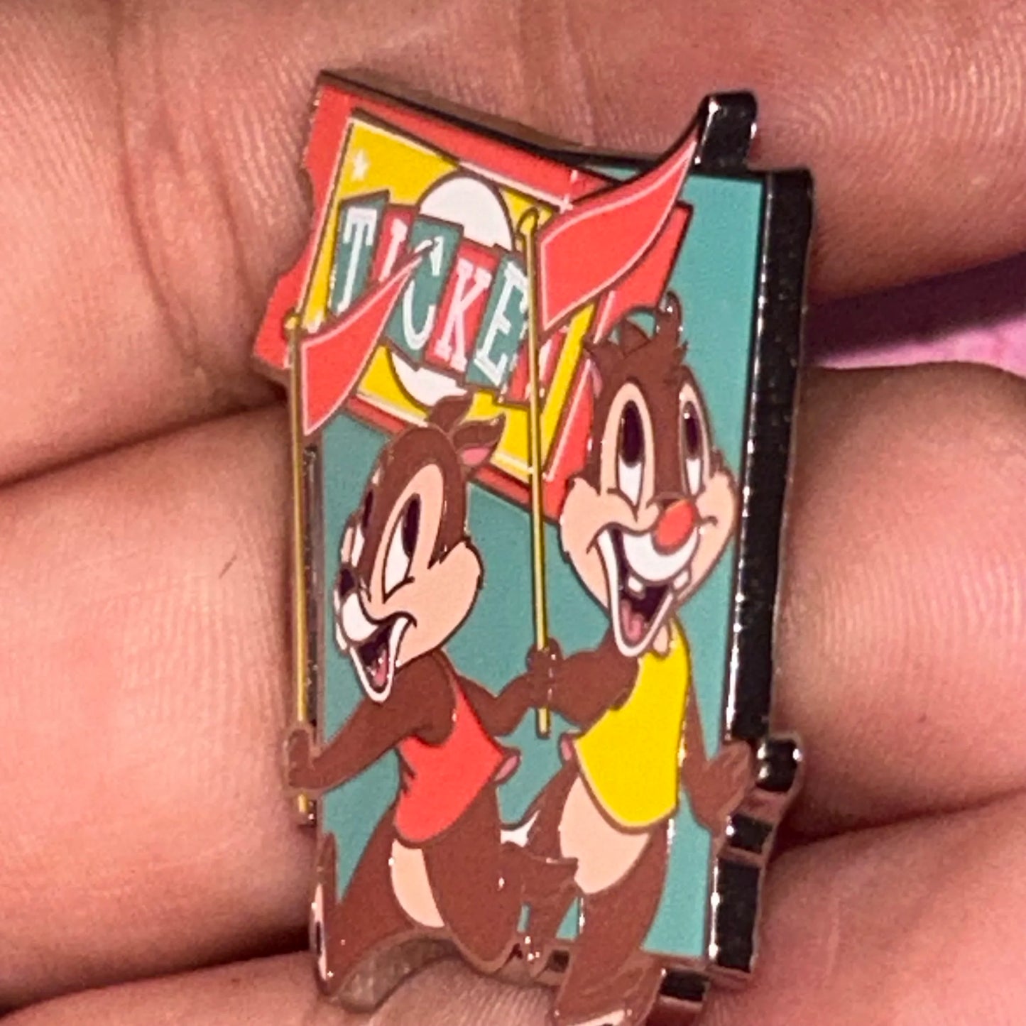 2024 - Chip and Dale - Ticket - Play In The Park - Pin
