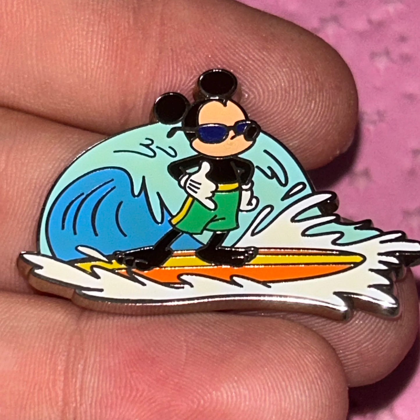 2012 - Mickey Mouse - Surfing - Cool Character Pin
