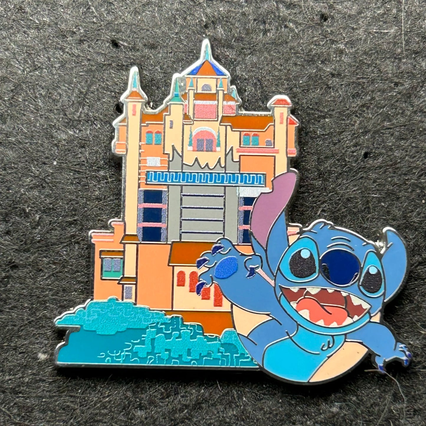 2025 - Stitch - Tower of Terror - Hollywood Studios - Starter Pin