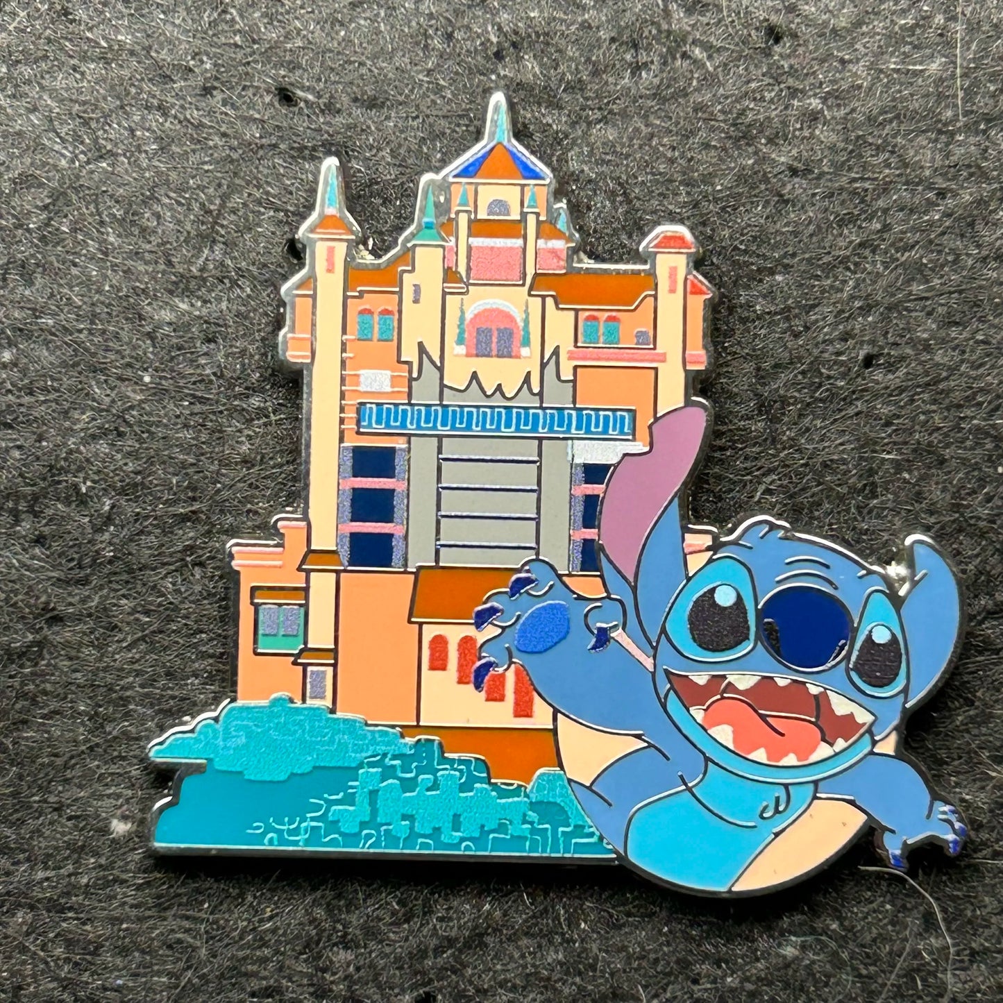 2025 - Stitch - Tower of Terror - Hollywood Studios - Starter Pin