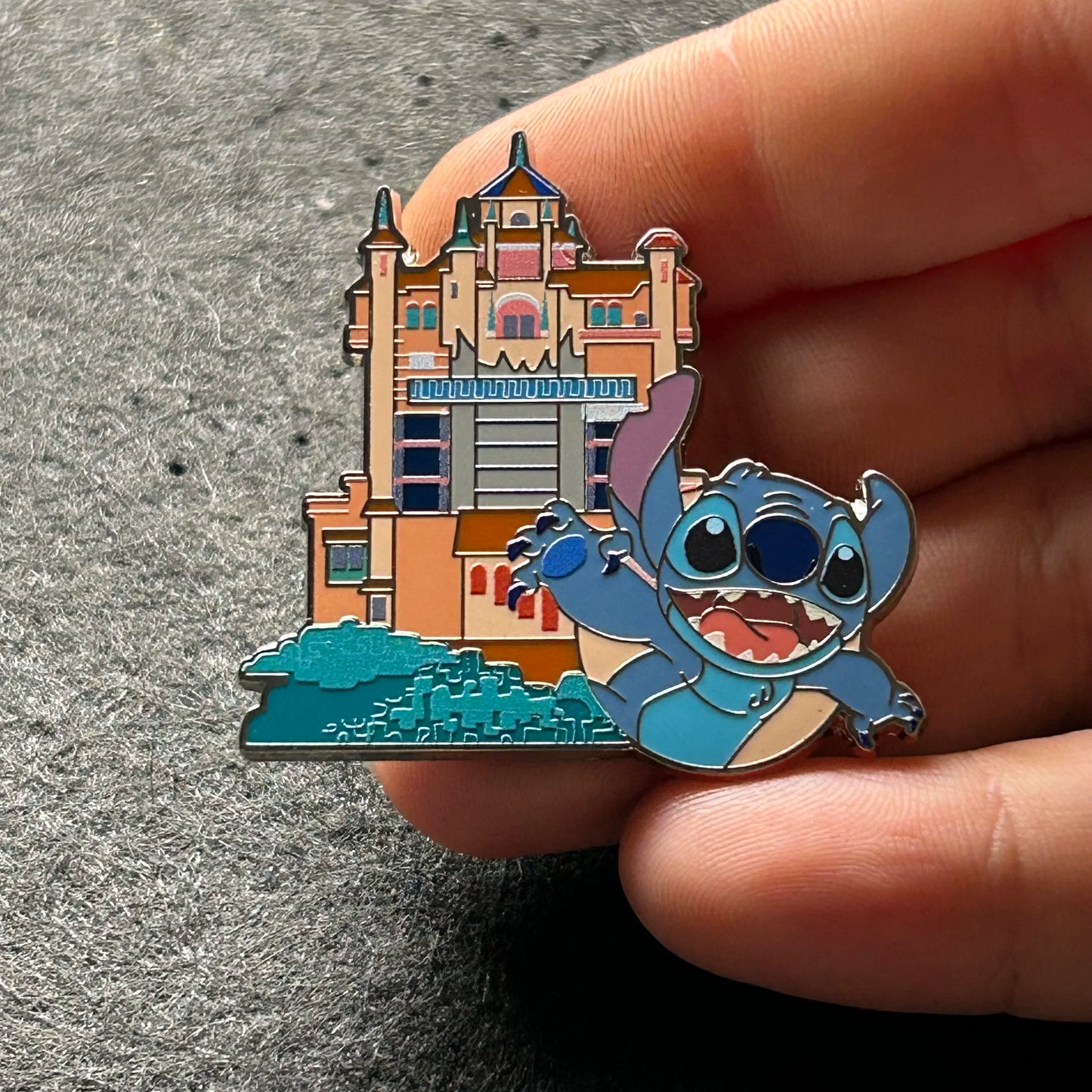 2025 - Stitch - Tower of Terror - Hollywood Studios - Starter Pin