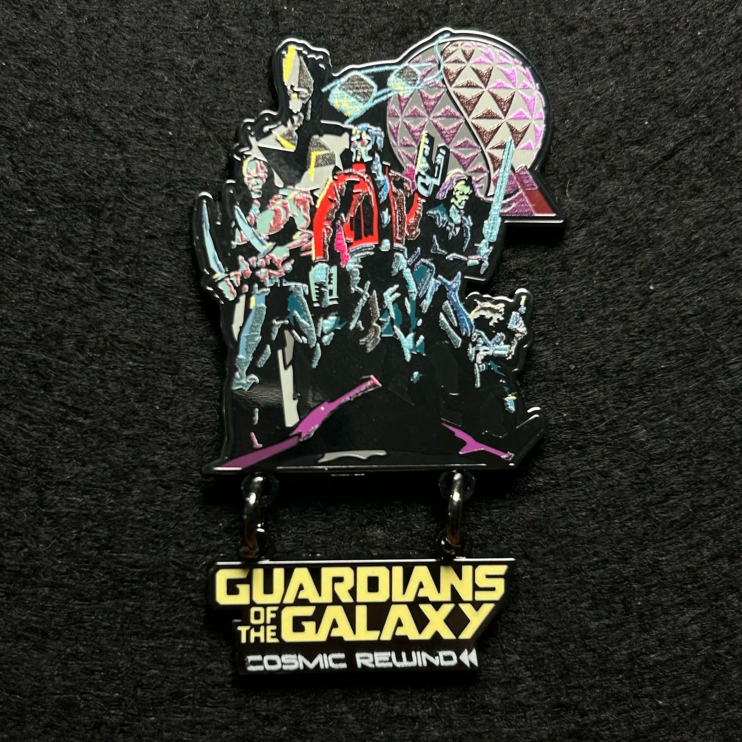2025 - Guardians of the Galaxy Cosmic Rewind - Dangle - EPCOT - Disney Pin