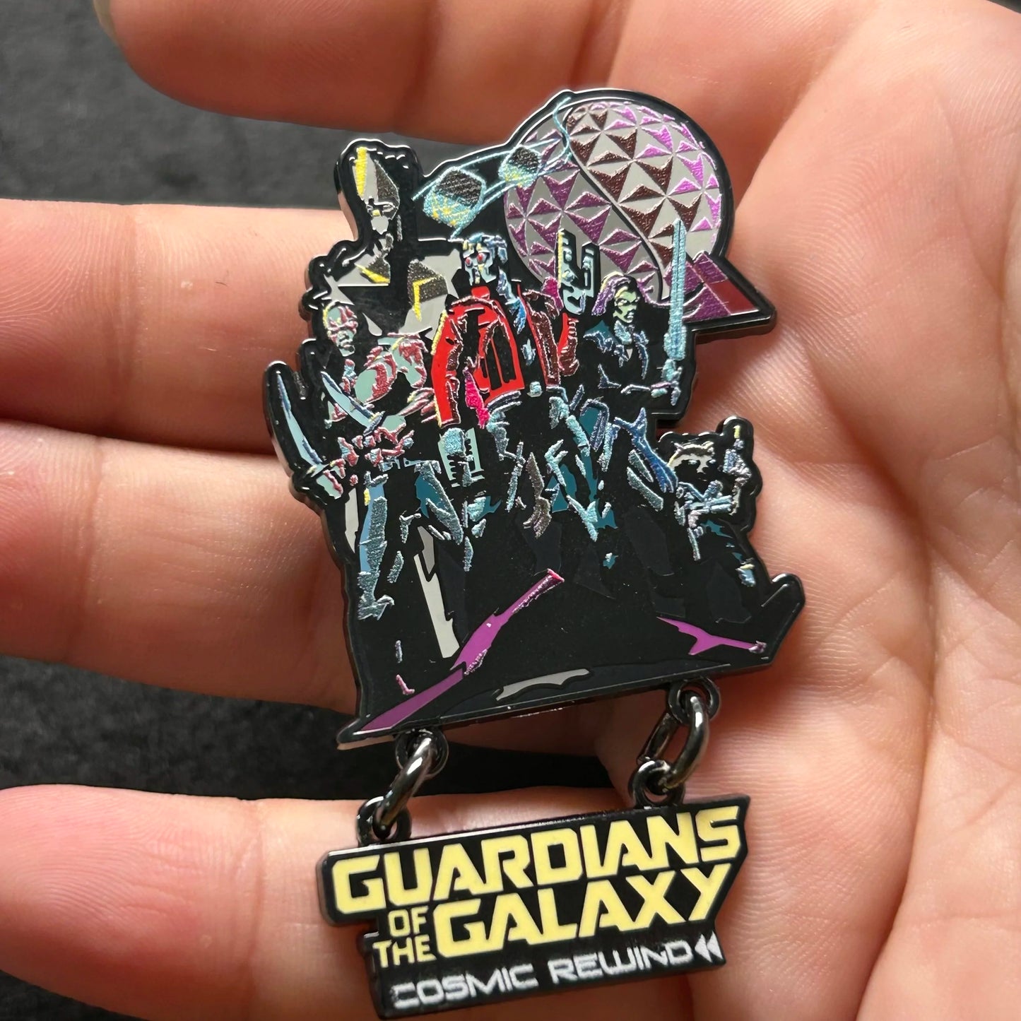 2025 - Guardians of the Galaxy Cosmic Rewind - Dangle - EPCOT - Disney Pin