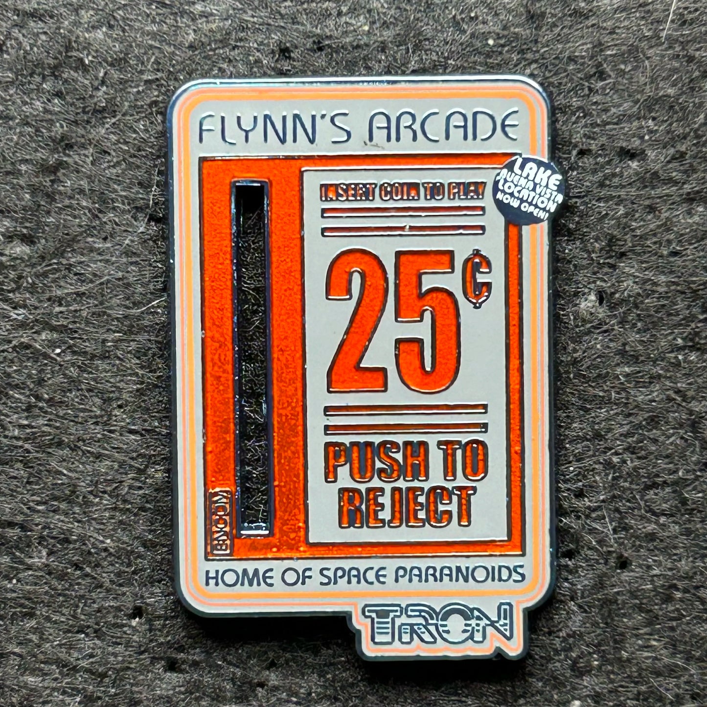 2023 - TRON - Flynn’s Arcade - 25c - Enter Coin to Play - Disney Pin