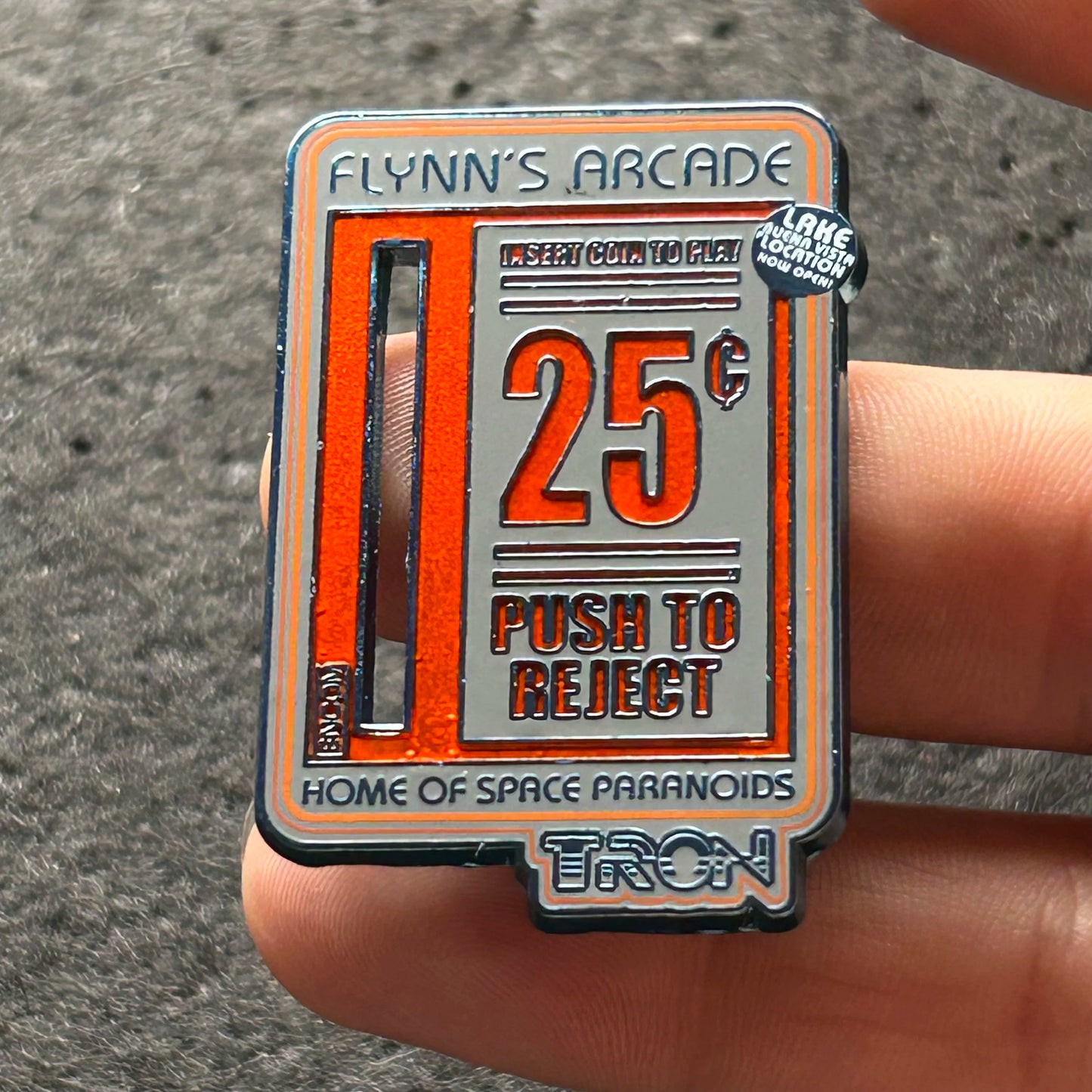 2023 - TRON - Flynn’s Arcade - 25c - Enter Coin to Play - Disney Pin