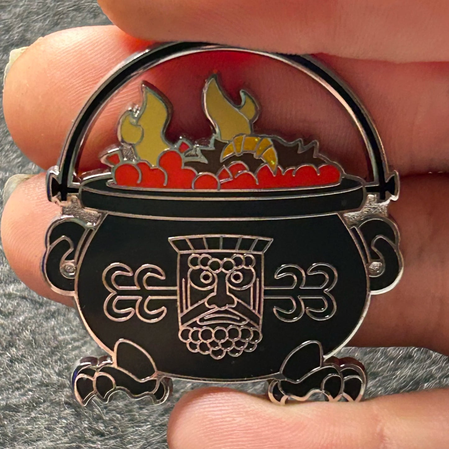 2023 - Horned King - Black Cauldron - Halloween Bucket - LR - Mystery Pin