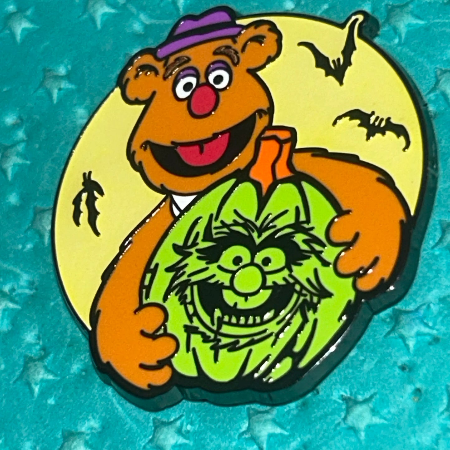 2024 - Fozzie & Animal - Muppets - Halloween Jack-O-Lantern - Disney Pin