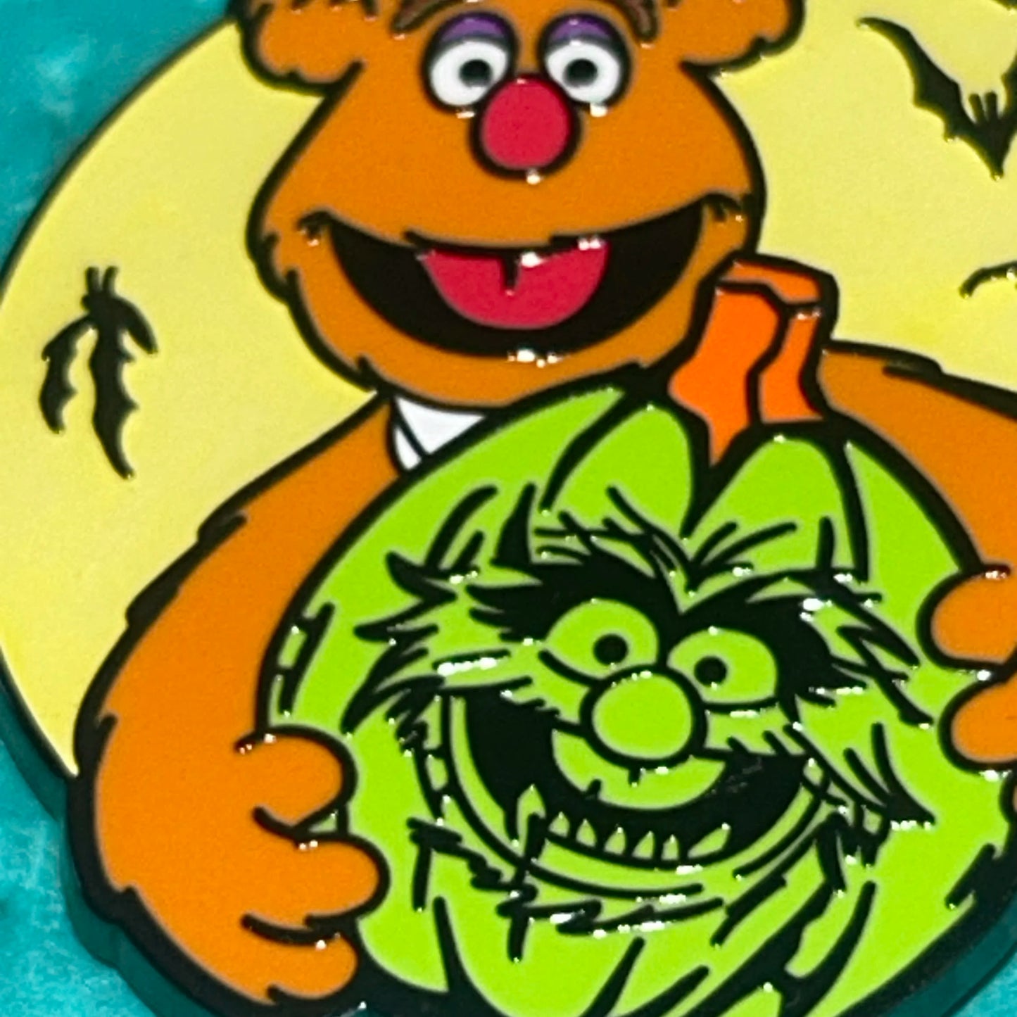 2024 - Fozzie & Animal - Muppets - Halloween Jack-O-Lantern - Disney Pin