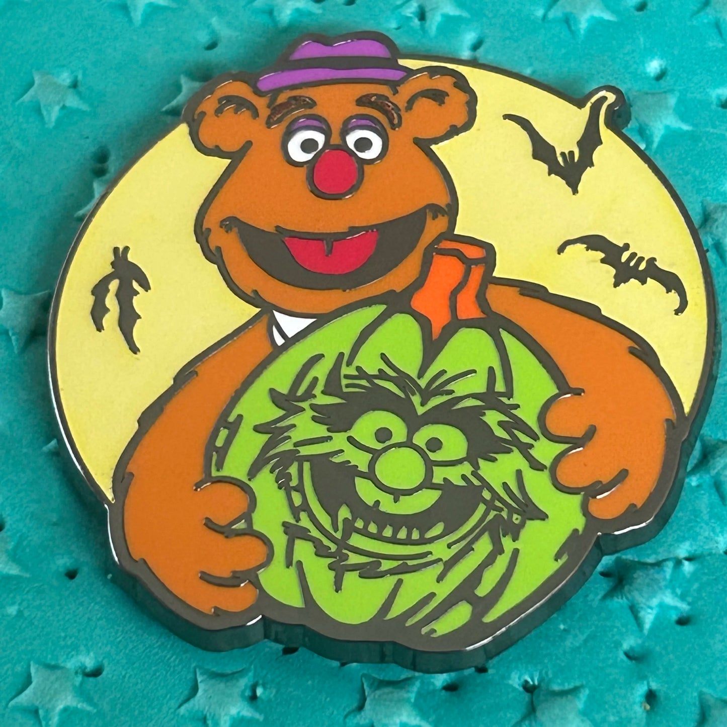 2024 - Fozzie & Animal - Muppets - Halloween Jack-O-Lantern - Disney Pin
