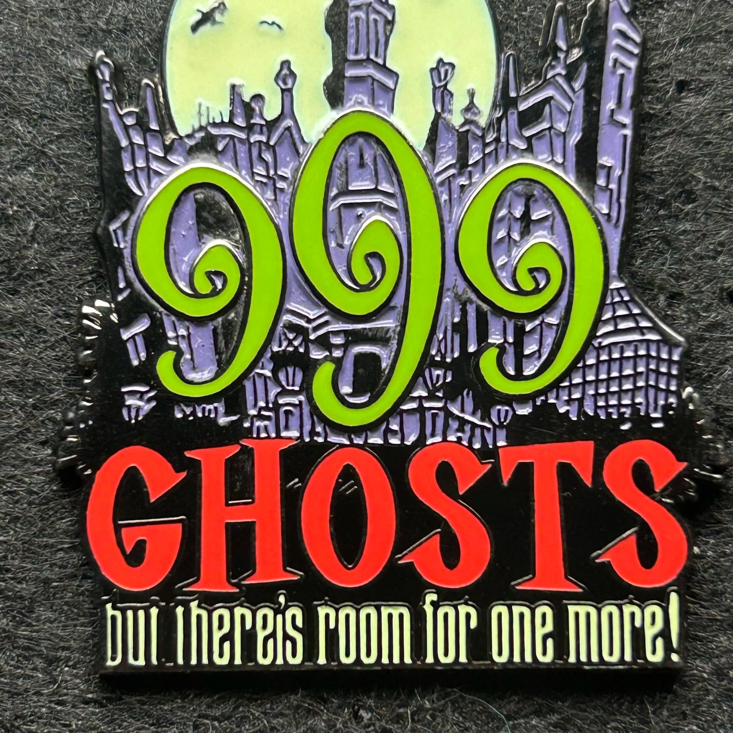 2004 - Haunted Mansion - 999 - GITD - Disney Pin