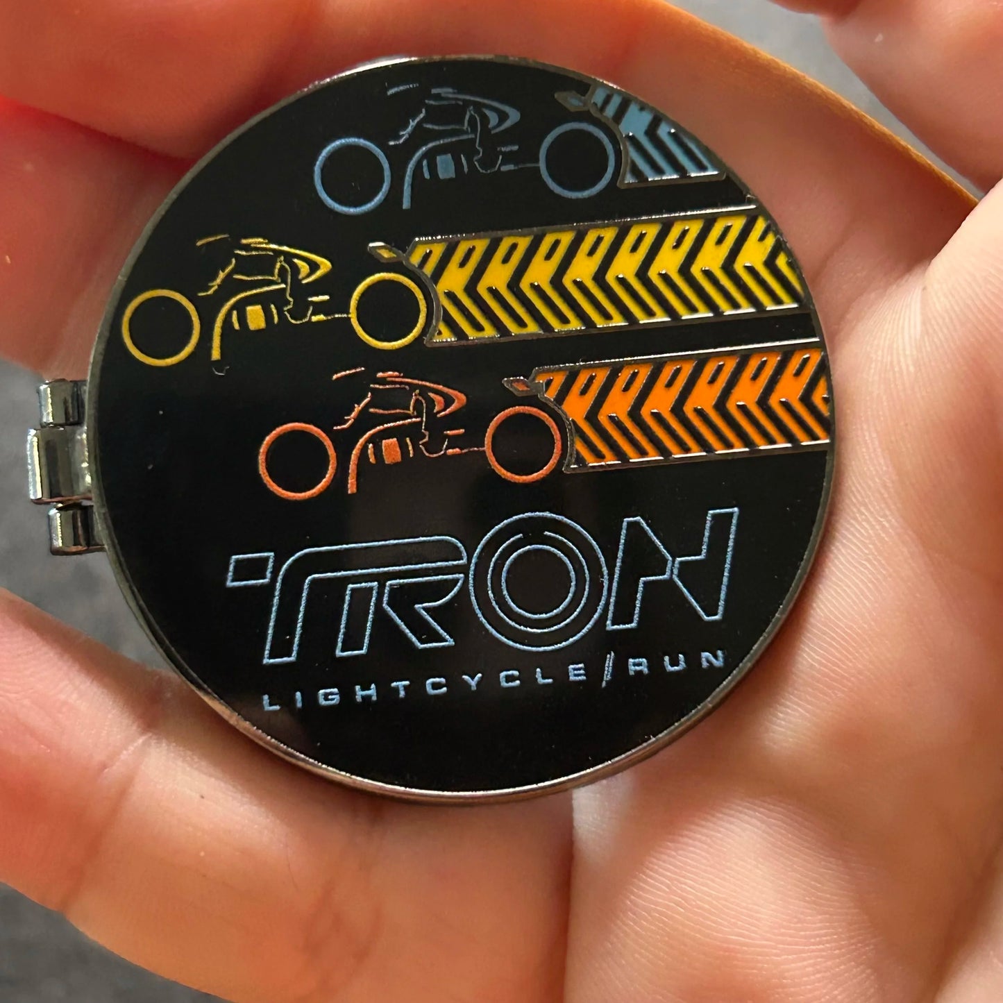 2025 - Tron Lightcycle/Run Logo - Hinge - Disney Pin