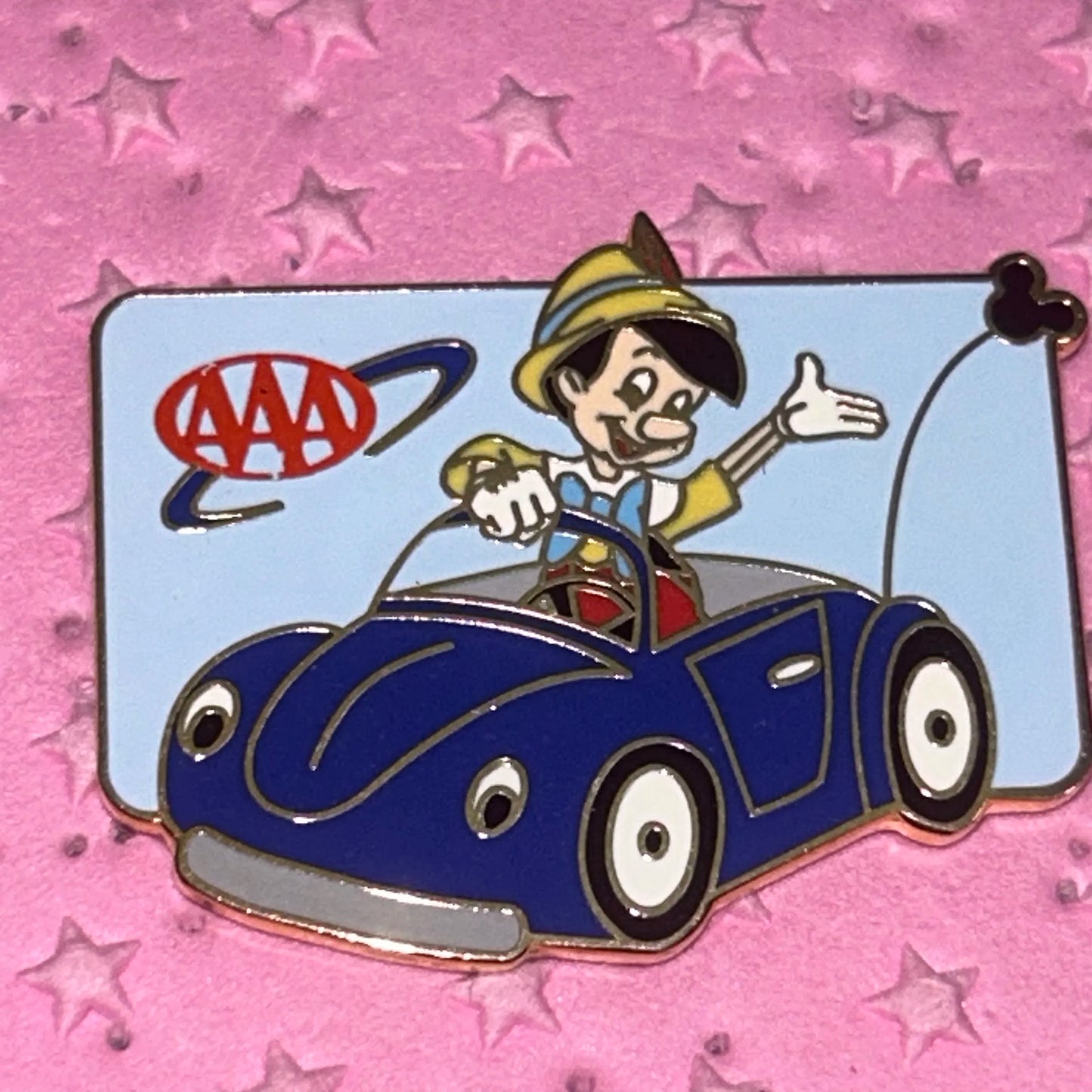 Pinocchio - Driving Car - AAA - LE - Disney Pin