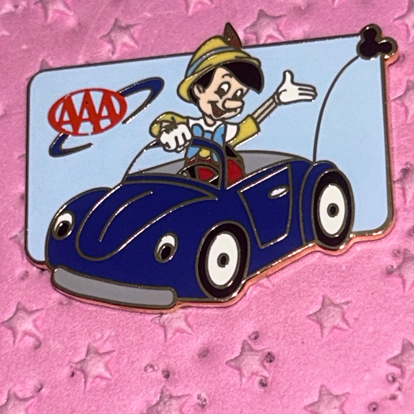 Pinocchio - Driving Car - AAA - LE - Disney Pin