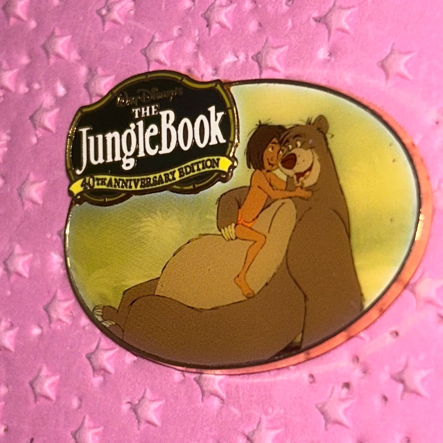 2007 - Baloo and Mowgli - Jungle Book - DVD Disney Pin