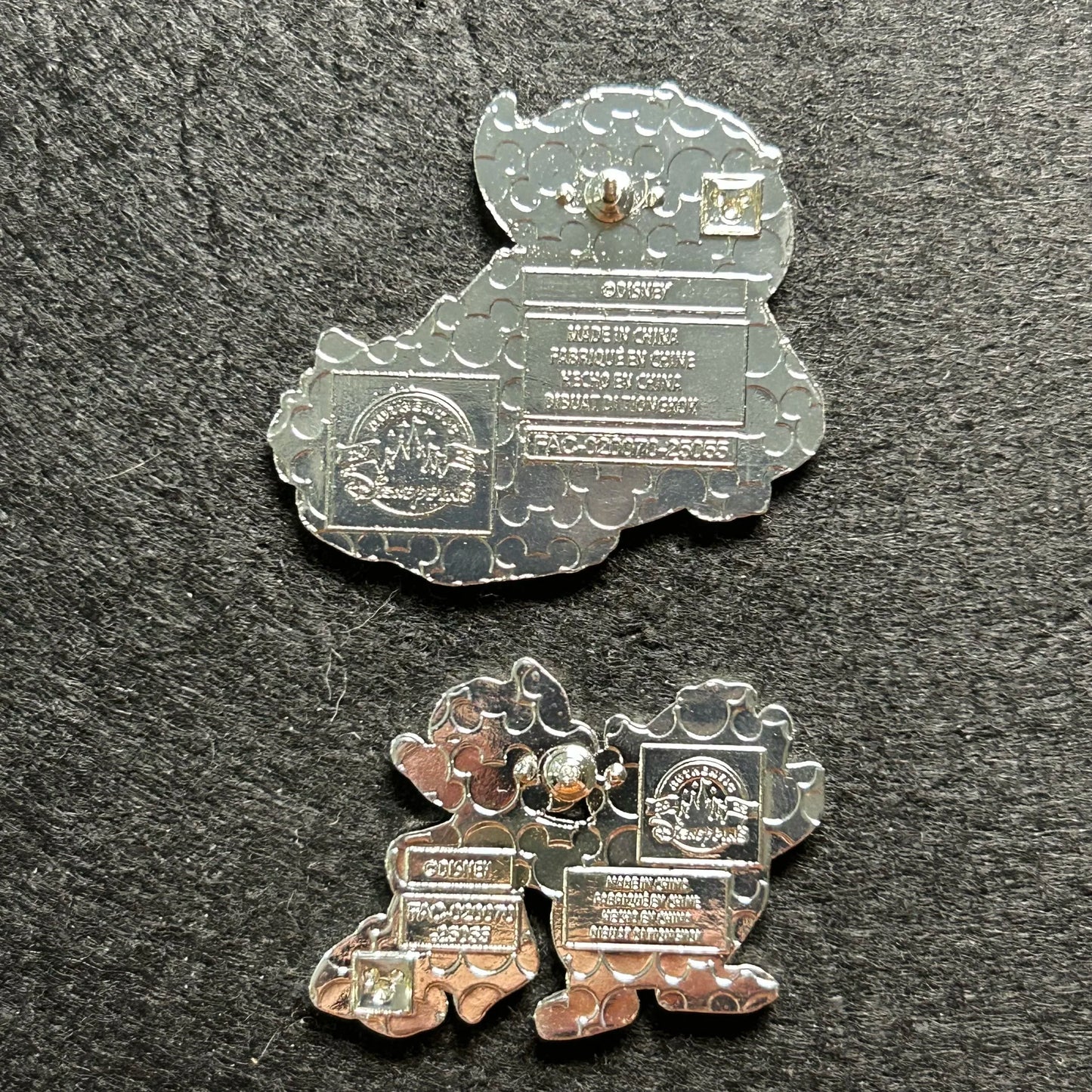 FULL SET - 2025 - 2 Pins - Jaq and Gus Gus and Lucifer - Disney Pin