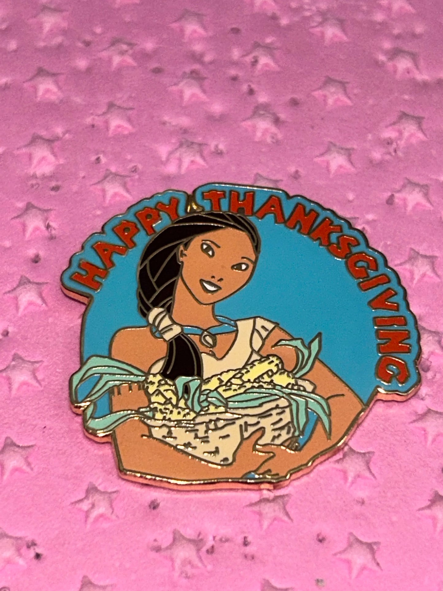 2006 - Pocahontas - Happy Thanksgiving - Disney Pin