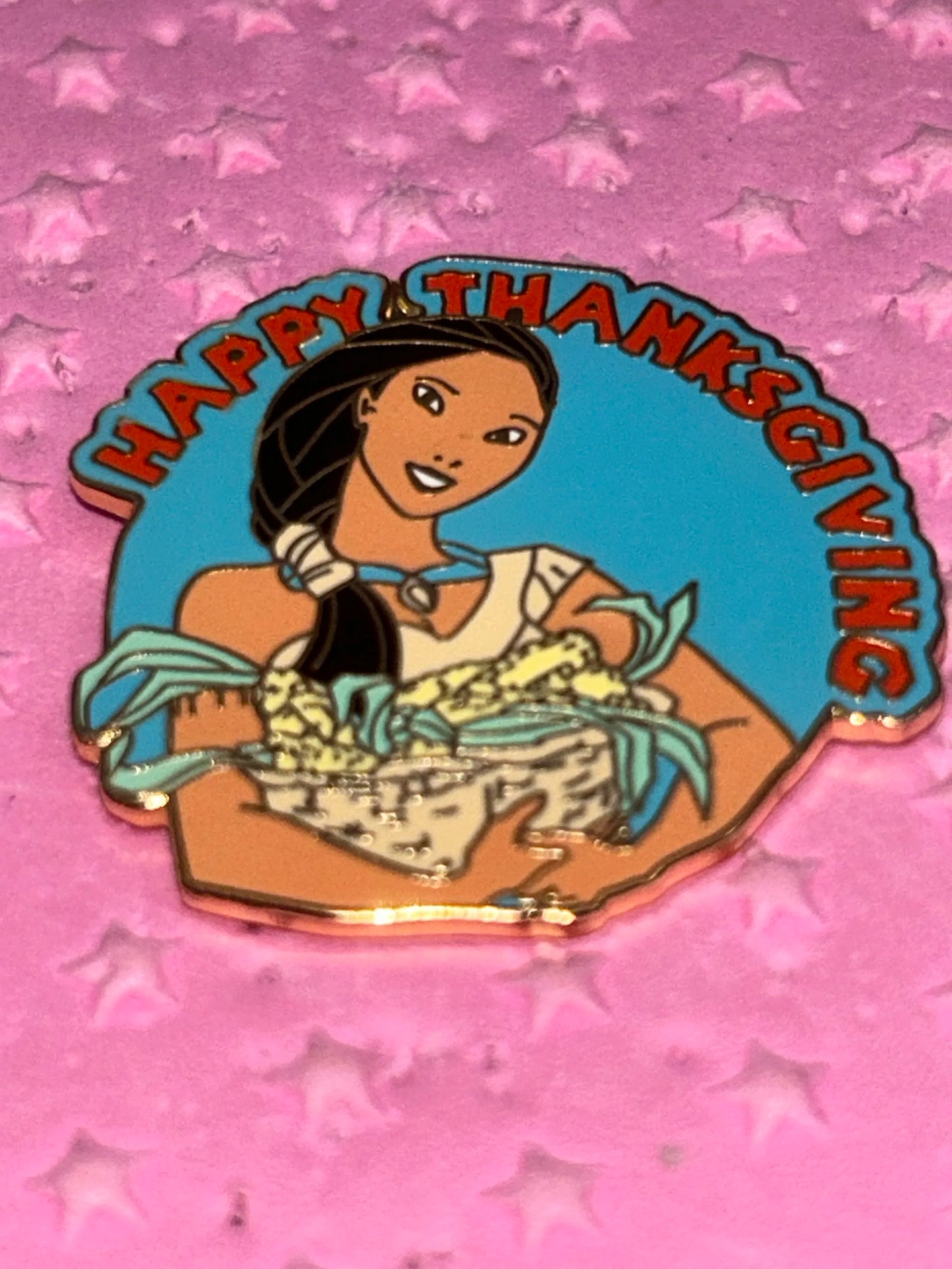 2006 - Pocahontas - Happy Thanksgiving - Disney Pin