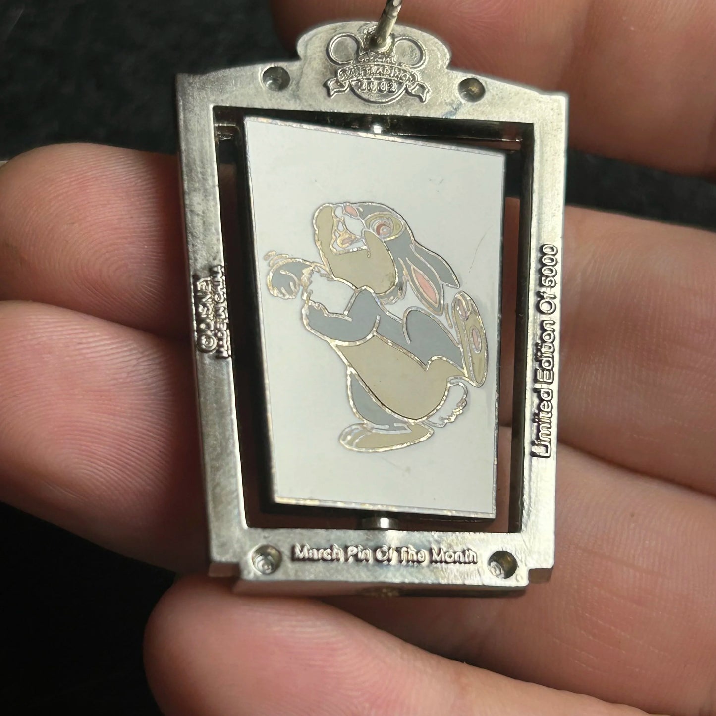 2002 - Thumper 1942 - Bambi - LE 5,000 - Animation Legends - Spinner - Disney Pin