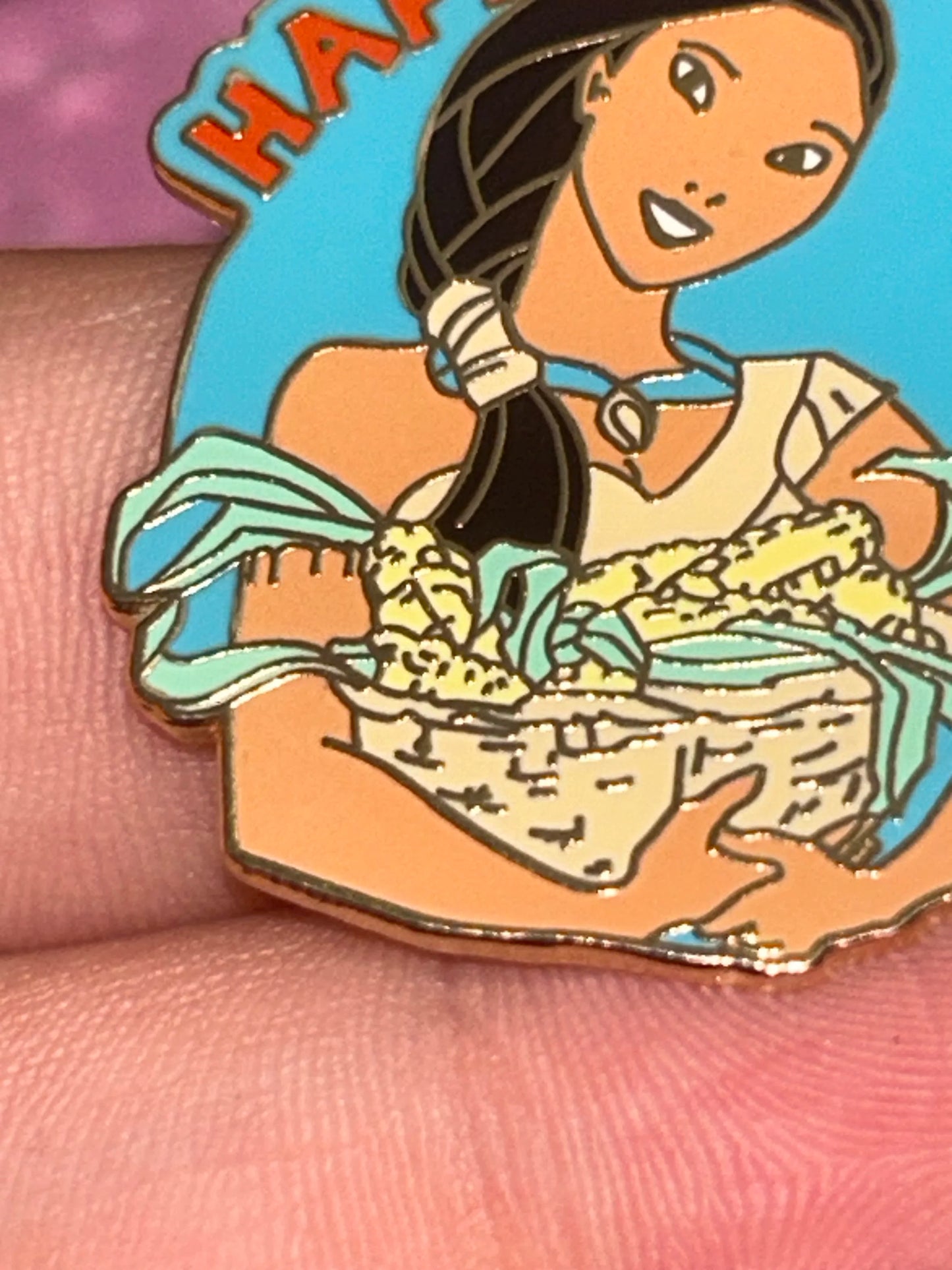 2006 - Pocahontas - Happy Thanksgiving - Disney Pin