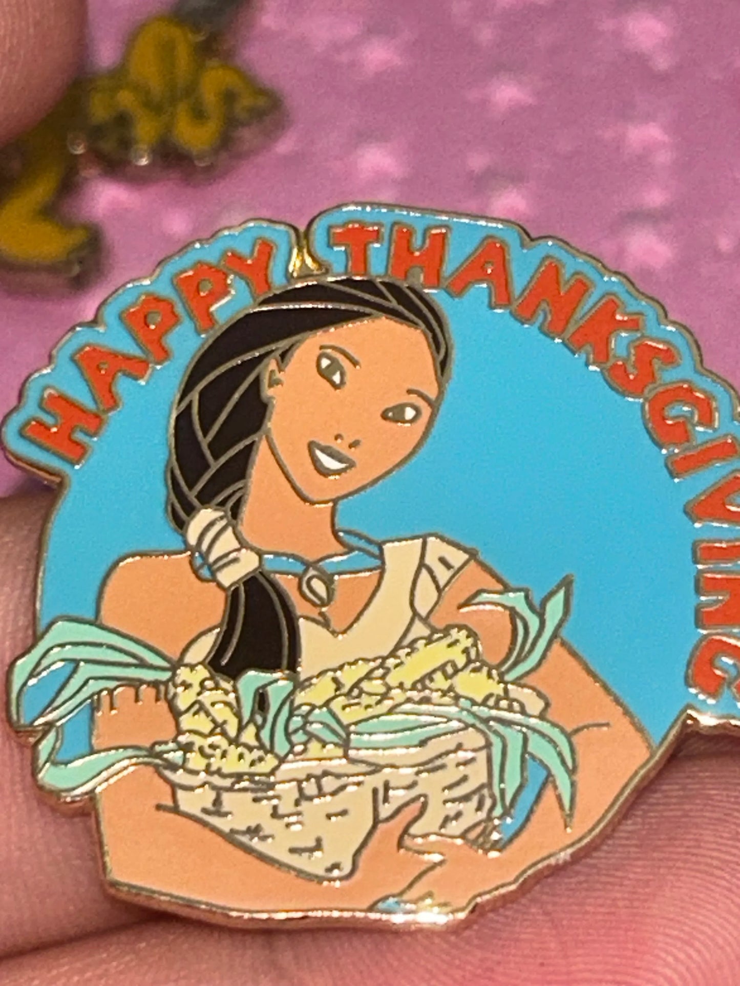 2006 - Pocahontas - Happy Thanksgiving - Disney Pin