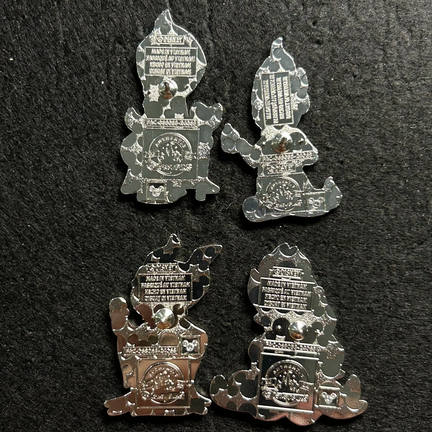 FULL SET - 2024 - 4 Pins Villains Booster Set